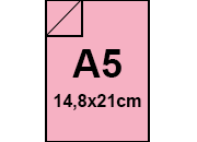 carta CartoncinoPlastificato SirioFedrigoni, ROSA, 320gr, a5   Formato a5 (14,8x21cm), 320 grammi x mq (290cartoncino+30plastificazione).