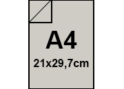 carta Cartoncino Cartone accoppiato Grigio bilucido, 950gr, a4 1,5mm, formato A4 (21x29,7cm), 950grammi x mq bra1414