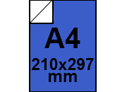 carta Cartoncino, Color, Blu, A4, 250gr Colorato su un Lato, Formato A4 (21x29,7cm), 250grammi x mq .