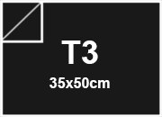 carta CartoneECOBLACK NERO, 1,0mm, 656gr, t3 BRA1423t3.