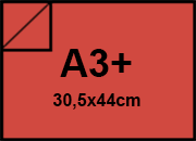 carta SimilLino Zanders Rosso116, 125gr, a3+ per rilegatura, cartonaggio, formato a3+ (30,5x44cm), 125 grammi x mq.