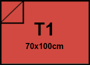 carta SimilLino Zanders Rosso116, 125gr, t1 per rilegatura, cartonaggio, formato t1 (70x100cm), 125 grammi x mq bra1503t1