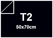 carta SimilSeta Zanders 121NERO, 125gr, t2 per rilegatura, cartonaggio, formato t2 (50x70cm), 125 grammi x mq.