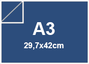carta CartaLiscia Zanders bluCHIARO, 125gr, a3 per rilegatura, cartonaggio, formato a3 (29,7x42cm), 125 grammi x mq BRA1510a3