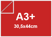 carta CartaLiscia Zanders ROSSO, 125gr, a3+ per rilegatura, cartonaggio, formato a3+ (30,5x44cm), 125 grammi x mq BRA1511a3+