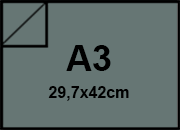 carta CartaLiscia Zanders grigioSCURO, 125gr, a3 per rilegatura, cartonaggio, formato a3 (29,7x42cm), 125 grammi x mq BRA1517a3