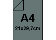 carta CartaLiscia Zanders grigioSCURO, 125gr, A4 per rilegatura, cartonaggio, formato A4 (21x29,7cm), 125 grammi x mq BRA1517