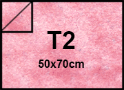 carta Cartoncino MarinaPergamenata, RosaCorallo t2, 175gr Formato t2 (50x70cm), 175grammi x mq.