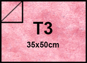 carta Cartoncino MarinaPergamenata, RosaCorallo t3, 175gr Formato t3 (35x50cm), 175grammi x mq.