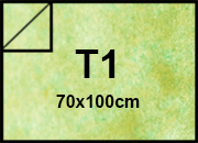 carta Cartoncino MarinaPergamenata, Alga t1, 175gr Formato t1 (70x100cm), 175grammi x mq bra669t1