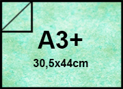 carta Cartoncino MarinaPergamenata, AZZURRO, a3+, 175gr formato a3+ (30,5x44cm), 175grammi x mq bra333a3+
