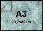 carta Cartoncino MarinaPergamenata, Azzurro a3, 175gr 207, Formato a3 (29,7x42cm), 175grammi x mq.