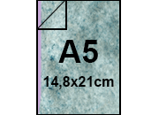 carta Cartoncino MarinaPergamenata, Azzurro a5, 175gr 207, Formato a5 (14,8x21cm), 175grammi x mq.