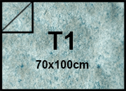 carta Cartoncino MarinaPergamenata, Azzurro t1, 175gr 207, Formato t1 (70x100cm), 175grammi x mq.