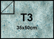 carta Cartoncino MarinaPergamenata, Azzurro t3, 175gr 207, Formato t3 (35x50cm), 175grammi x mq.