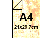 carta Cartoncino Pergamena BIANCO, A4, 110gr formato A4 (21x29,7cm), 110grammi x mq BRA1181