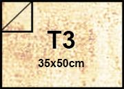 carta Cartoncino Pergamena BIANCO, t3, 160gr formato t3 (35x50cm), 160grammi x mq bra1200t3