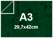 carta Cartoncino Marmorizzata VERDE, a3, 170gr formato a3 (29,7x42cm), 170grammi x mq bra317a3
