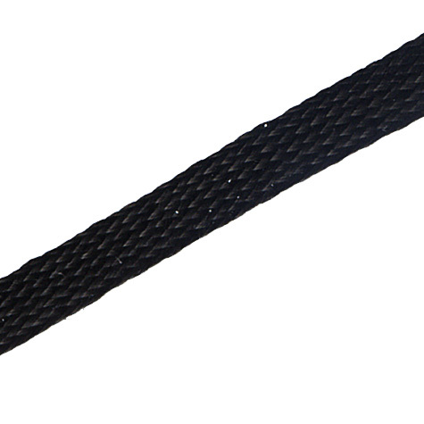 legatoria Segnalibro treccia 8mm, spezzoni44cm, NERO spessore 8mm, colore13, in segmenti da 44cm.