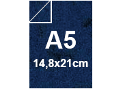 carta Cartoncino Marmorizzata BLU, a5, 170gr Blu, formato a5 (14,8x21cm), 170grammi x mq.