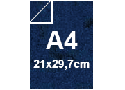 carta Cartoncino Marmorizzata BLU, A4, 170gr Blu, formato A4 (21x29,7cm), 170grammi x mq bra319