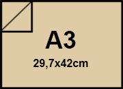 carta Cartoncino TheTubeFavini MUD, 120gr, a3 CAMOSCIO, formato a3 (29,7x42cm), 1s: patinato da un solo lato, 120grammi x mq bra1780a3