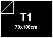 carta Cartoncino The Tube Favini BLACK, 260gr, t1 NERO, formato t1 (70x100cm), 2s: patinato su due lati, 260grammi x mq bra1806t1