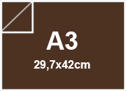 carta Cartoncino Burano TABACCO, a3, 200gr Tabacco 75, formato a3 (29,7x42cm), 200grammi x mq BRA1808a3