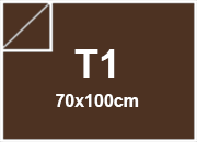 carta Cartoncino Burano TABACCO, t1, 200gr Tabacco 75, formato t1 (70x100cm), 200grammi x mq BRA1808t1