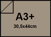 carta Cartoncino Burano PIETRA, a3+, 200gr Grigio Pietra 14, formato a3+ (30,5x44cm), 200grammi x mq BRA1812a3+