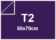 carta Cartoncino Burano Favini. 250gr VIOLA Viola Imperiale 74, formato T2 (50x70cm), 250grammi x mq bra1815T2