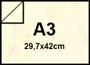 carta Cartoncino PelleElefante, BIANCO, a3, 110gr Formato a3 (29,7x42cm), 110grammi x mq bra182a3