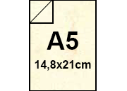 carta Cartoncino PelleElefante, BIANCO, a5, 110gr Formato a5 (14,8x21cm), 110grammi x mq bra182a5