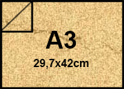 carta Cartoncino PelleElefante, CAMOSCIO, a3, 110gr Formato a3 (29,7x42cm), 110grammi x mq bra183a3