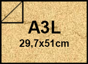 carta Cartoncino PelleElefante, CAMOSCIO, a3l, 110gr Formato a3l (29,7x50cm), 110grammi x mq bra183a3l