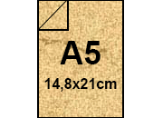 carta Cartoncino PelleElefante, CAMOSCIO, a5, 110gr Formato a5 (14,8x21cm), 110grammi x mq bra183a5