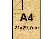 carta Cartoncino PelleElefante, CAMOSCIO, A4, 110gr Formato A4 (21x29,7cm), 110grammi x mq.