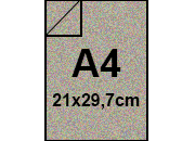 carta Cartoncino MajesticFavini, RealSilver, 290gr, A4 REAL SILVER, formato A4 (21x29,7cm), 290grammi x mq BRA606