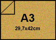 carta Cartoncino MajesticFavini, GoldFever, 120gr, a3 GOLD FEVER, formato a3 (29,7x42cm), 120grammi x mq bra342a3