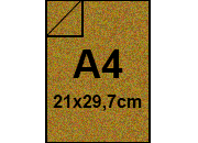 carta Cartoncino MajesticFavini, GoldSatin, 120gr, A4 GOLD SATIN, formato A4 (21x29,7cm), 120grammi x mq bra1851