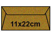 carta Buste con strip Majestic Satins Favini Metallizzato GOLD SATIN, formato C4 (11x22cm), 120grammi x mq bra1851C4