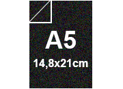 carta Cartoncino MajesticFavini, BlackSatin 250gr, a5 BLACK SATIN, formato a5 (14,8x21cm), 250grammi x mq bra1863a5
