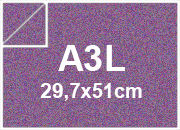 carta Cartoncino MajesticFavini, VioletSatin, 250gr, a3l VIOLET SATIN, formato a3l (29,7x50cm), 250grammi x mq.