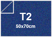 carta Cartoncino MajesticFavini, BlueSatin, 250gr, t2 BLUE SATIN, formato t2 (50x70cm), 250grammi x mq.