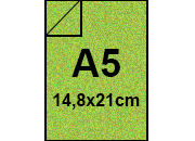 carta Cartoncino MajesticFavini, LimeGreenSatin, 250gr, a5 LIME GREEN SATIN, formato a5 (14,8x21cm), 250grammi x mq bra1867a5