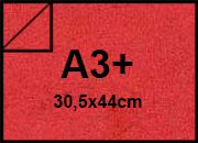 carta Cartoncino PelleElefante, ROSSO, a3+, 110gr Formato a3+ (30,5x44cm), 110grammi x mq bra192a3+