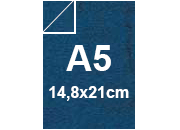 carta Cartoncino PelleElefante, BLUscuro, a5, 110gr Formato a5 (14,8x21cm), 110grammi x mq bra194a5