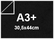 carta Cartoncino PelleElefante, NERO, a3+, 110gr Formato a3+ (30,5x44cm), 110grammi x mq bra195a3+