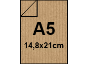 carta CartoncinoDaPacco MillerigheSealing, a5 120gr, NATURALE Naturale, formato a5 (14,8x21cm), 120grammi x mq.