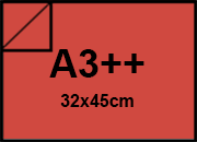 carta SimilTela Fedrigoni ROSSO, 125gr, sra3 per rilegatura, cartonaggio, formato sra3 (32x45cm), 125 grammi x mq BRA1143sra3